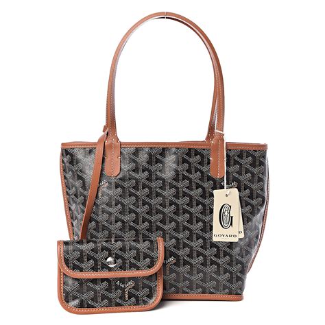 goyard anjou reversible tote size|anjou mini bags.